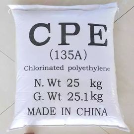 White Powdered PVC Processing Aid  Chlorinated Polyethylene CPE 135A