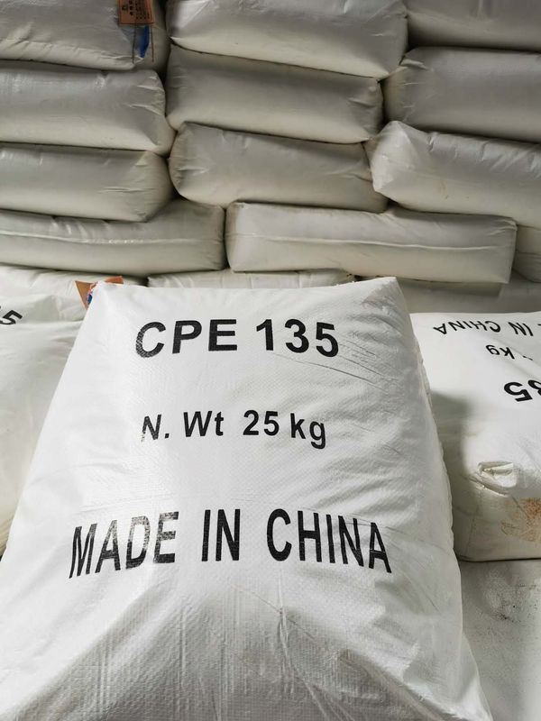 PVC Wire Cpe Chlorinated Polyethylene CAS 63231-66-3 Anti Aging